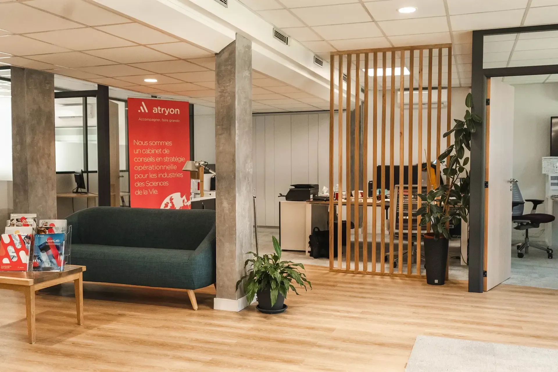 Réaménagement de bureaux à Lyon par 2B-Groupe