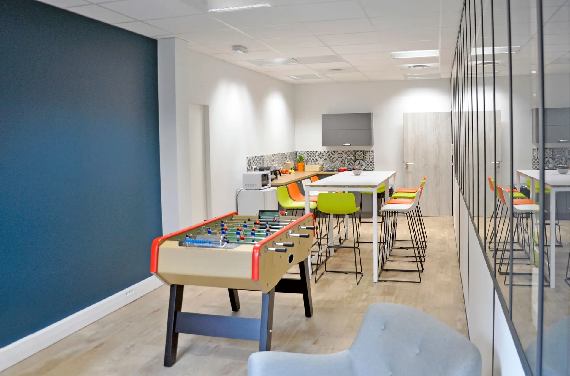 Aménagement de bureaux professionnels par 2B-Groupe à Lyon