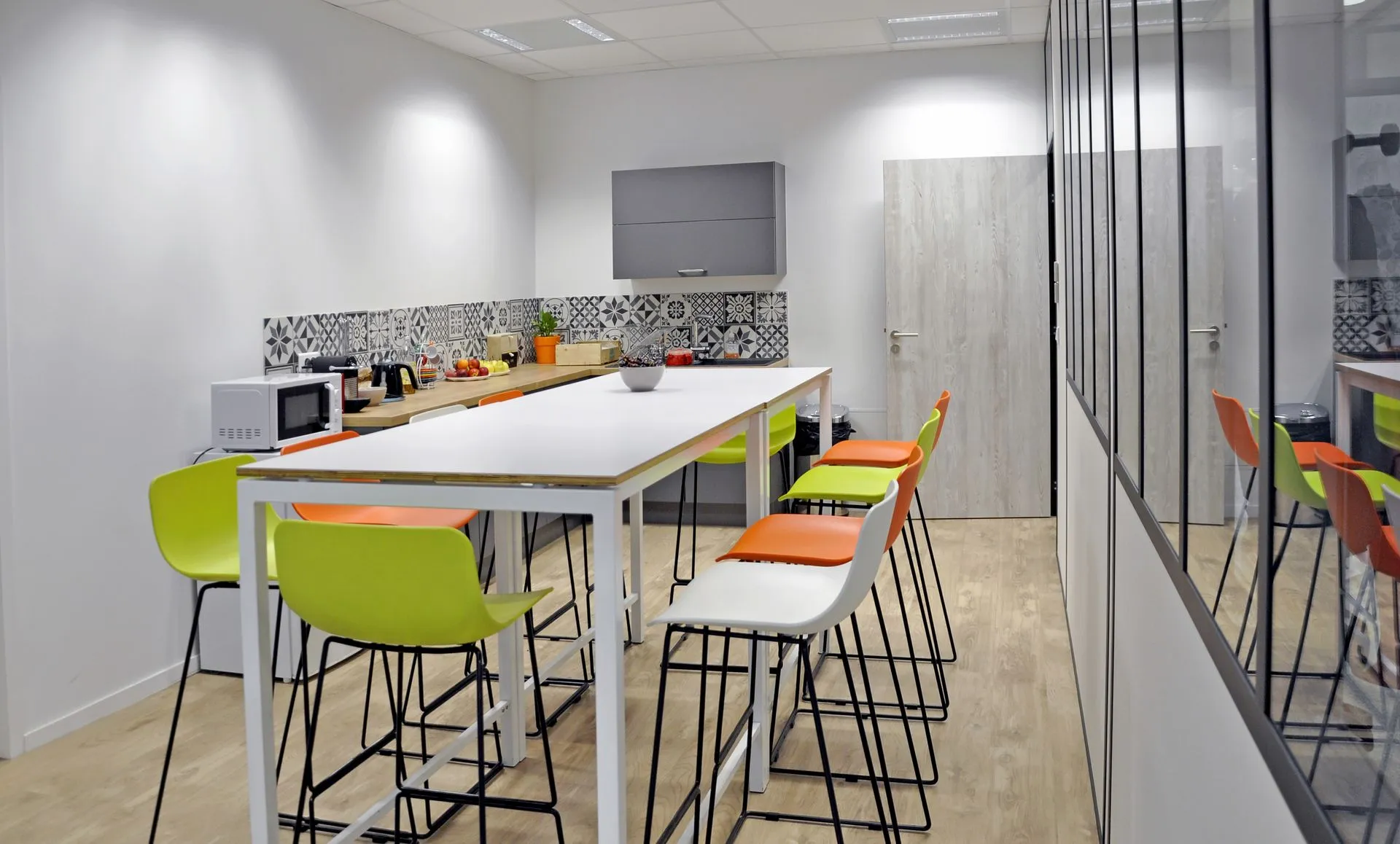 Aménagement de bureaux professionnels par 2B-Groupe à Lyon