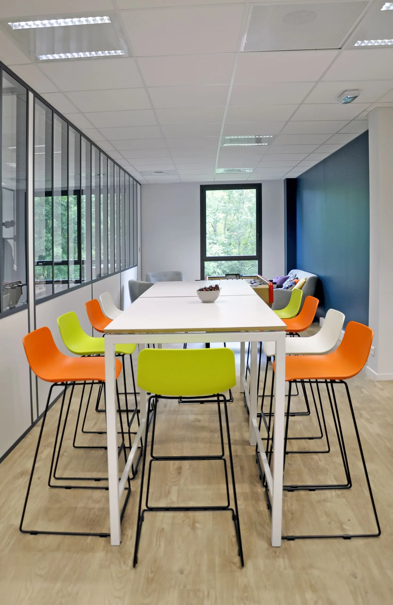 Aménagement de bureaux professionnels par 2B-Groupe à Lyon