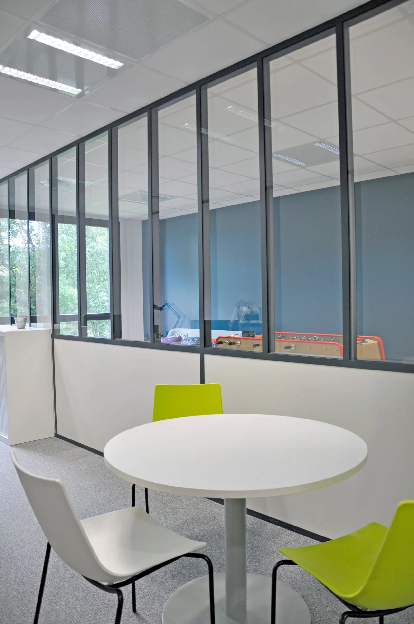 Aménagement de bureaux professionnels par 2B-Groupe à Lyon