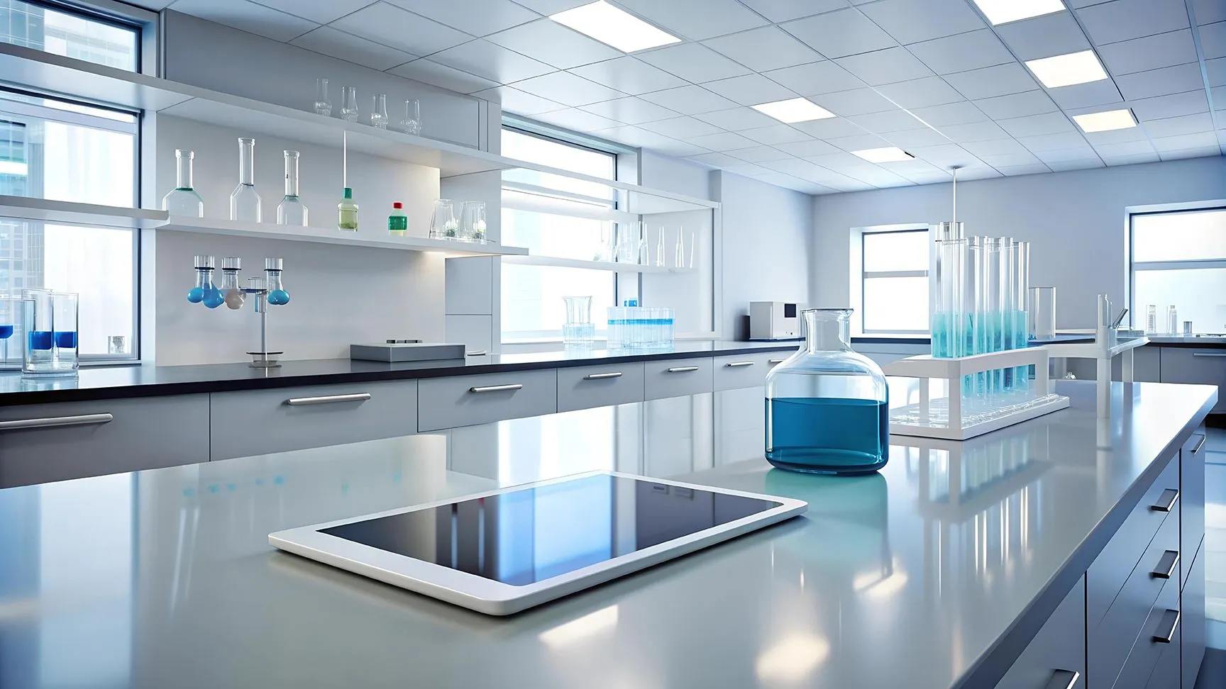 Aménagement de laboratoire d'analyse par 2B-Groupe à Lyon