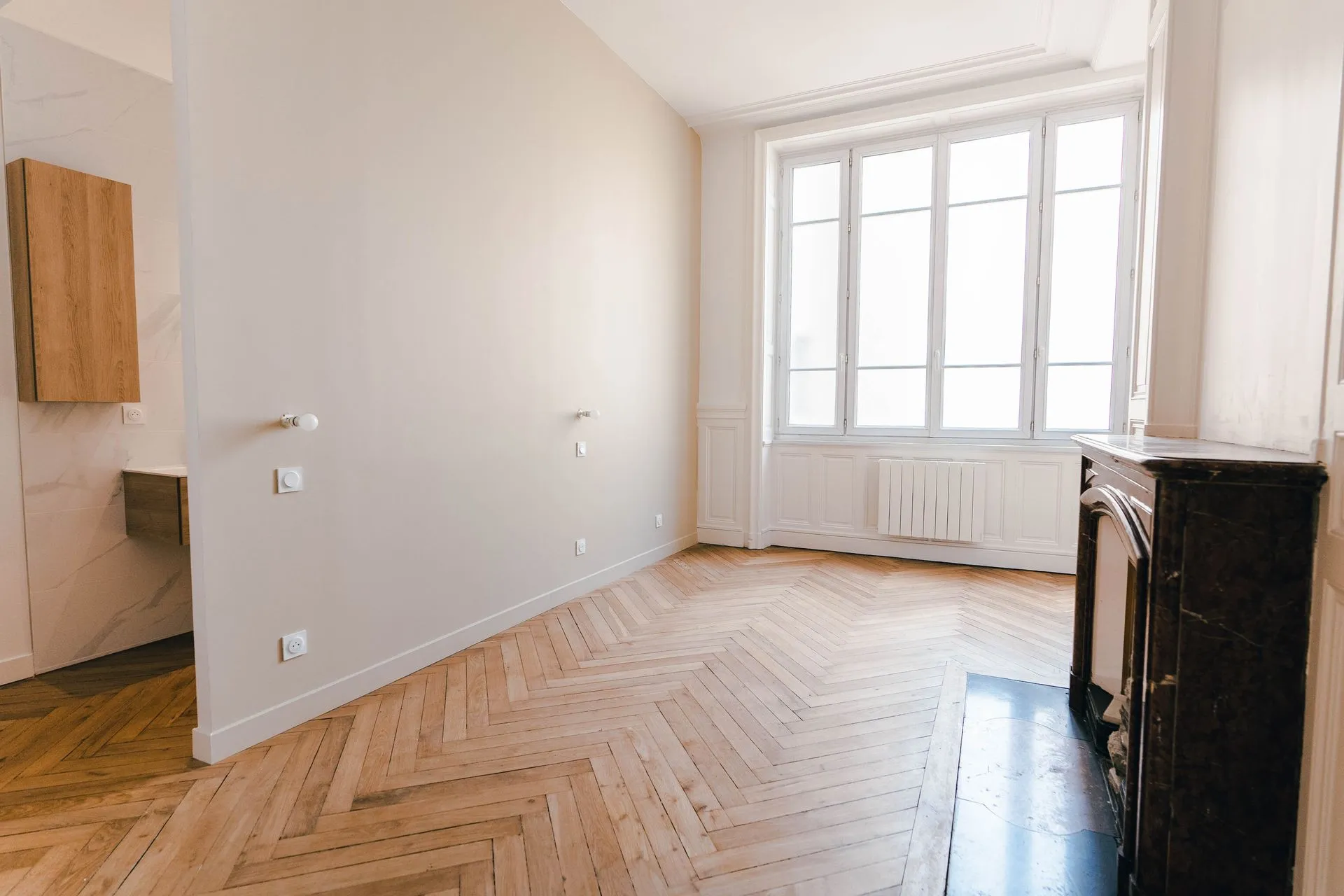 Transformation d'un appartement haussmannien à Lyon