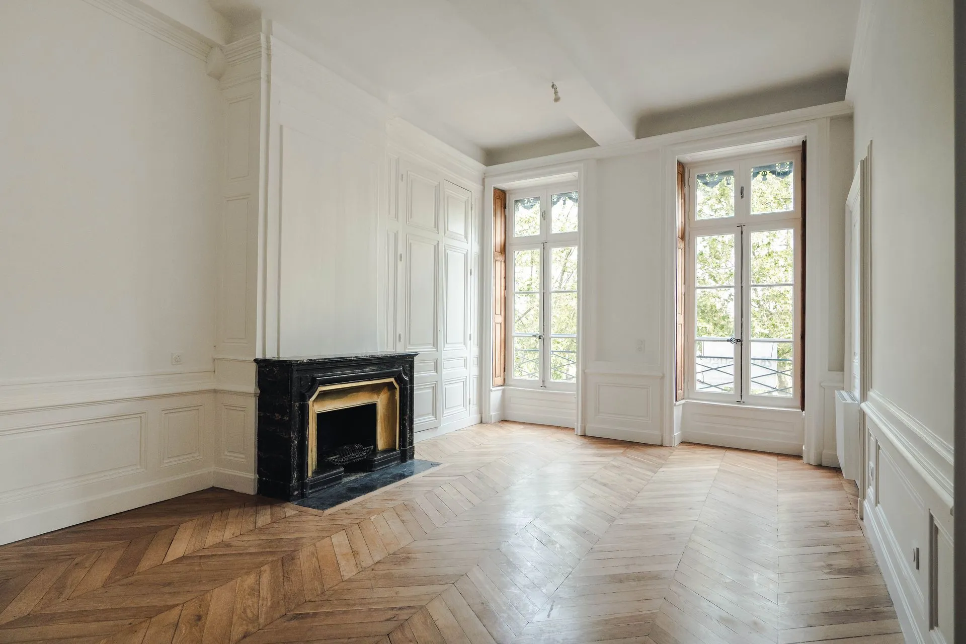 Transformation d'un appartement haussmannien à Lyon