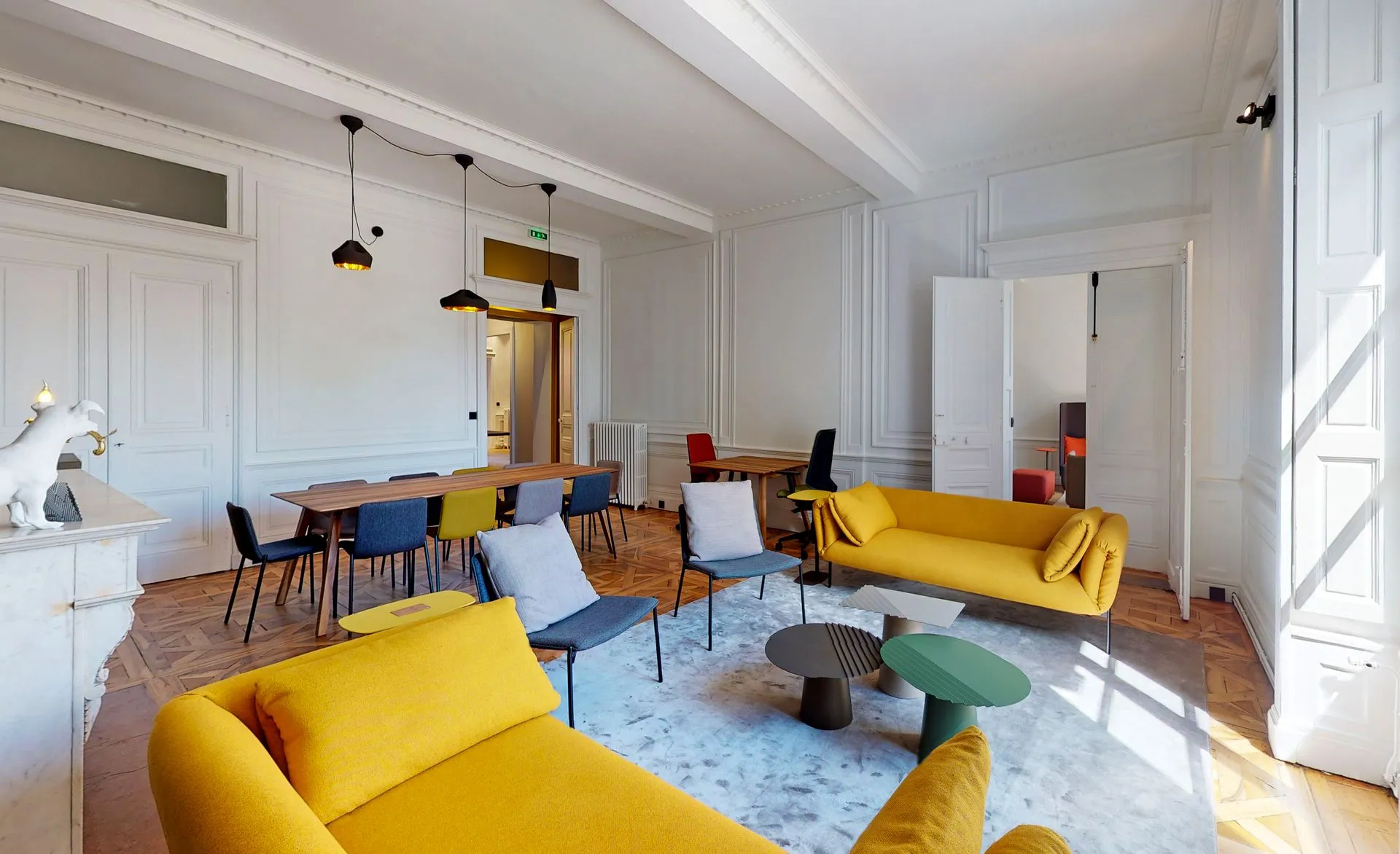 Aménagement de bureaux professionnels par 2B-Groupe à Lyon