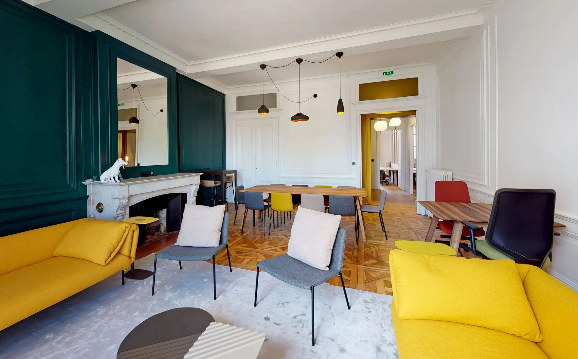 Aménagement de bureaux professionnels par 2B-Groupe à Lyon