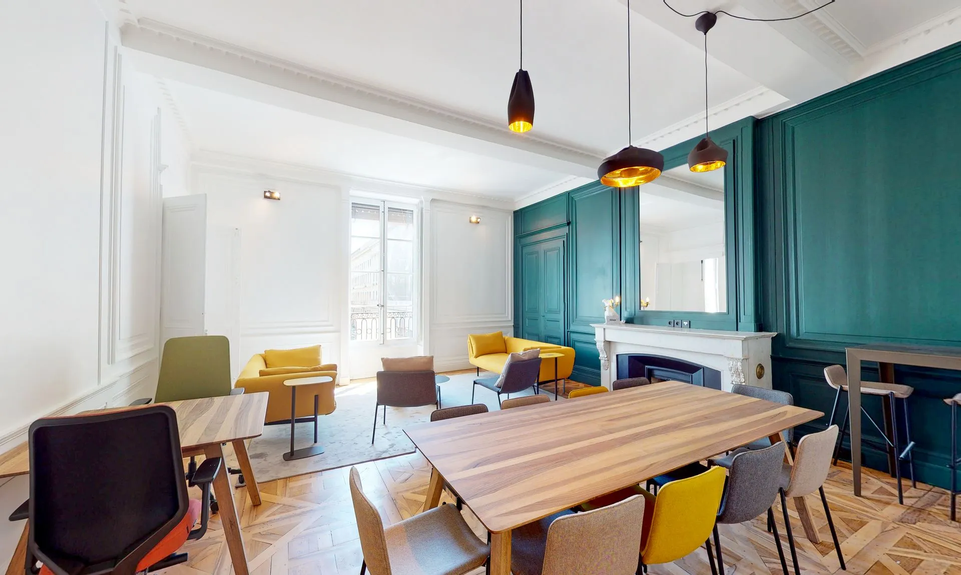 Aménagement de bureaux professionnels par 2B-Groupe à Lyon