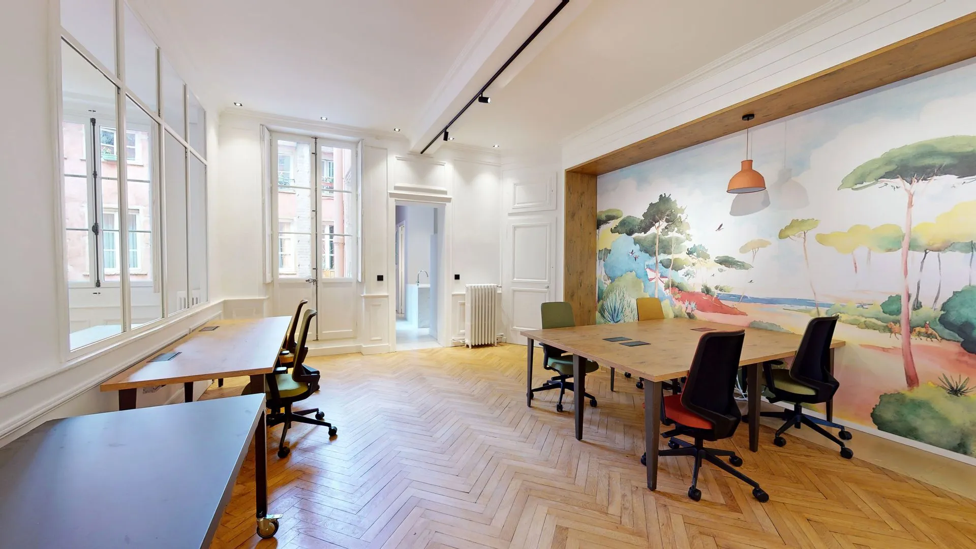 Aménagement de bureaux professionnels par 2B-Groupe à Lyon