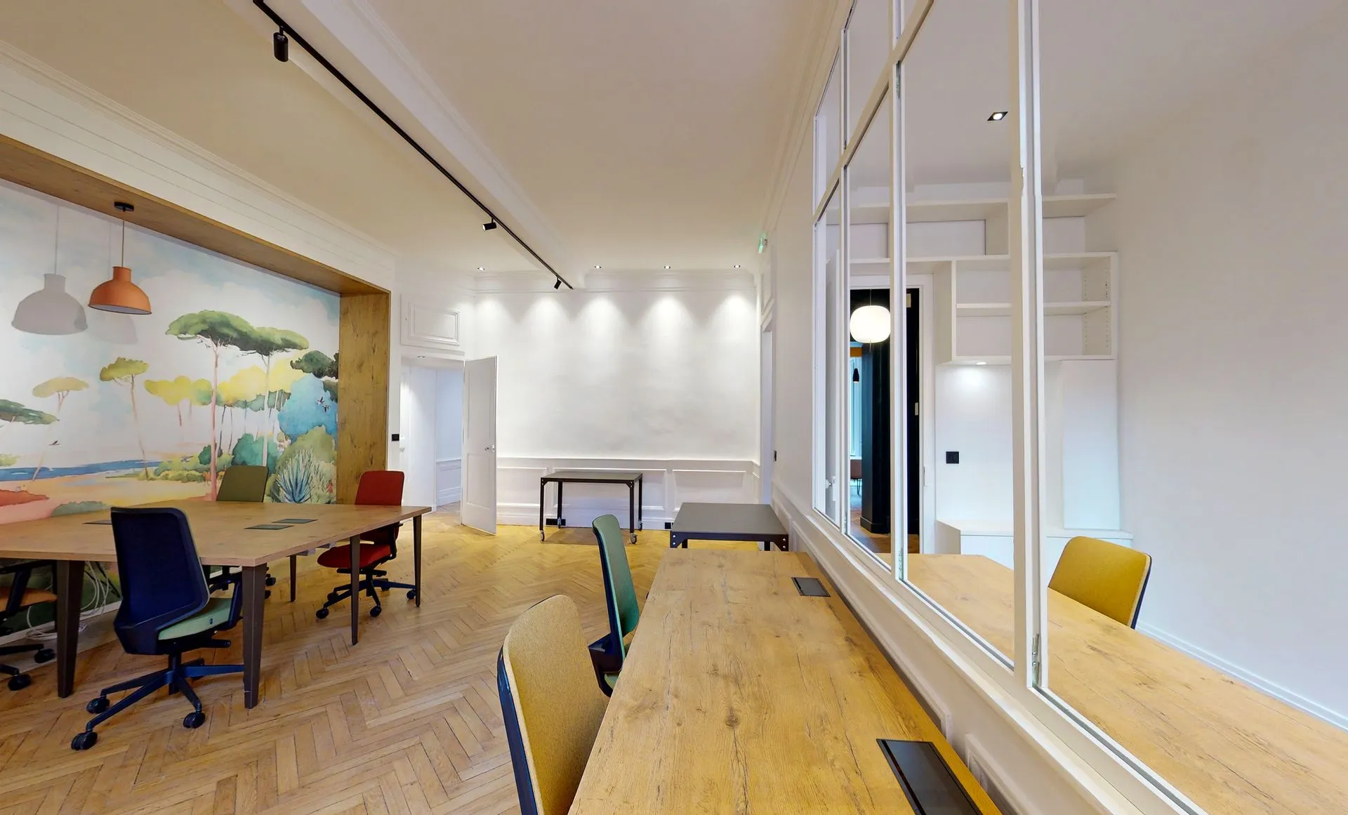 Aménagement de bureaux professionnels par 2B-Groupe à Lyon