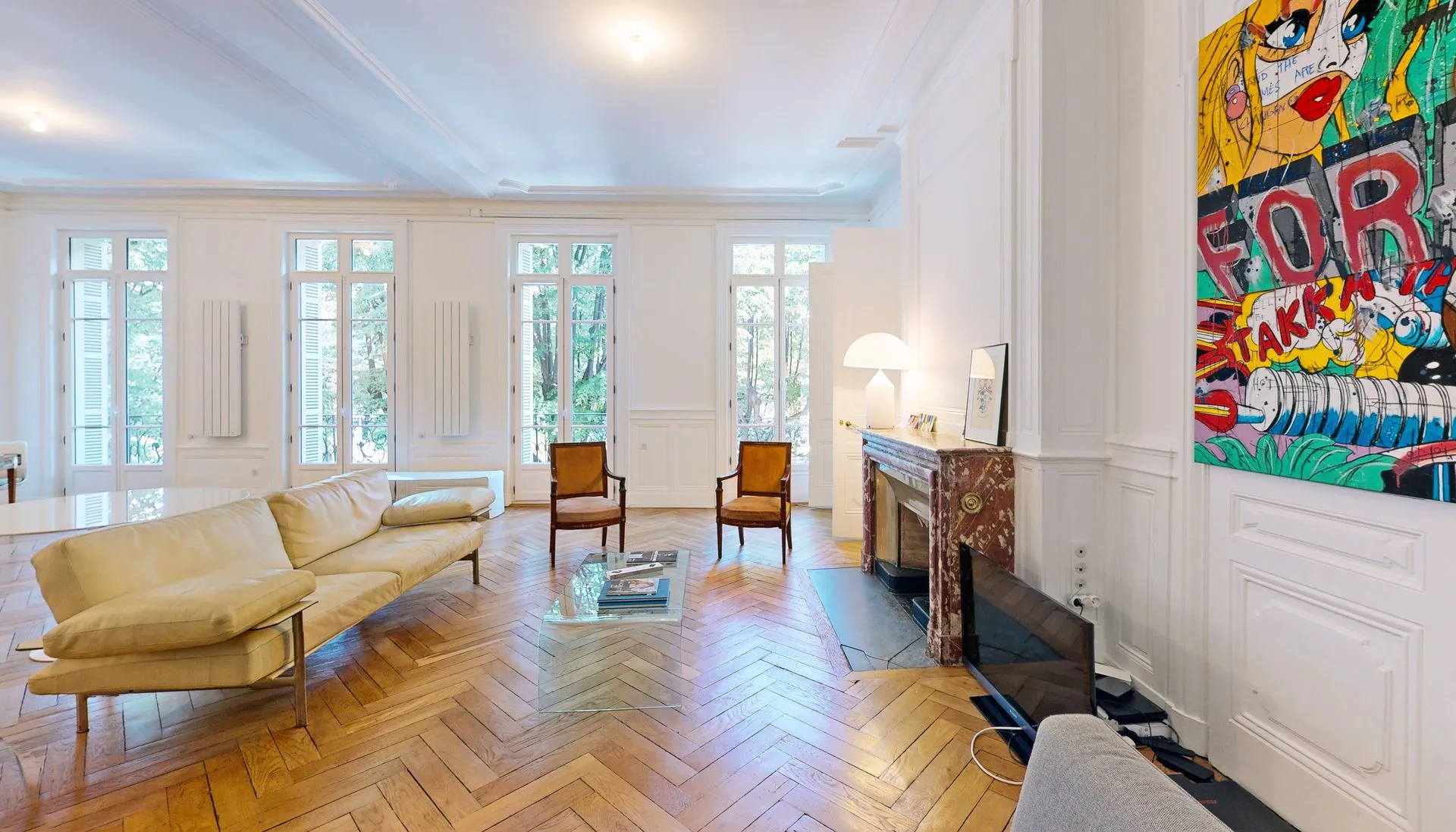 Rénovation d'appartement style haussmannien à Lyon par 2B-Groupe