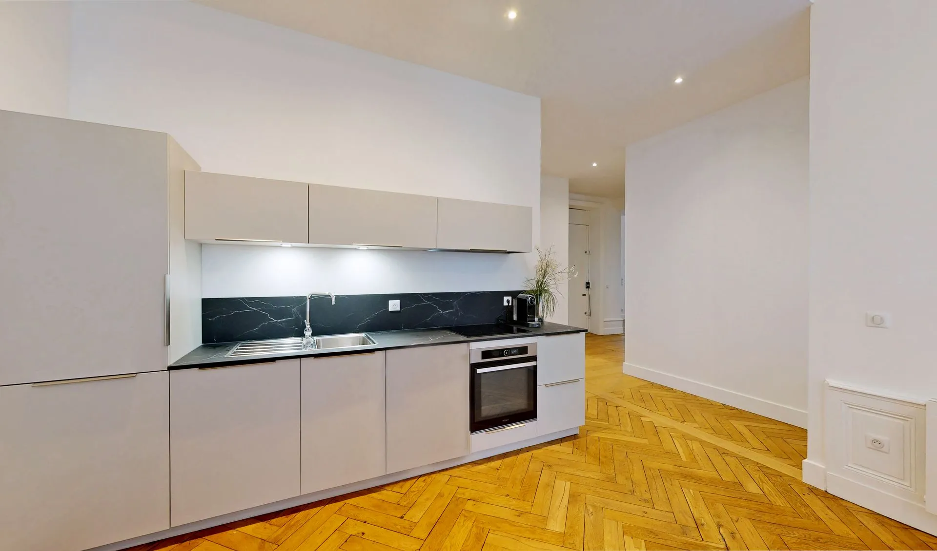 Rénovation d'appartement style haussmannien à Lyon par 2B-Groupe