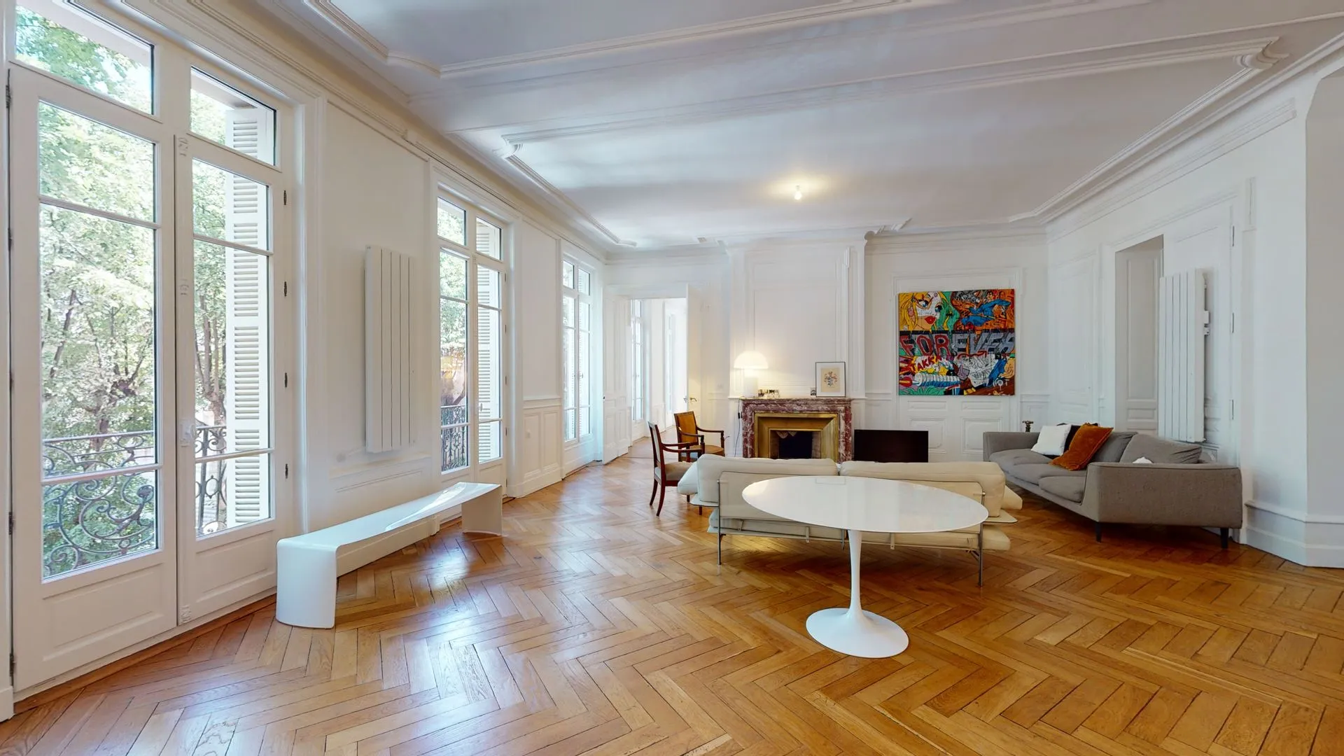 Rénovation d'appartement style haussmannien à Lyon par 2B-Groupe