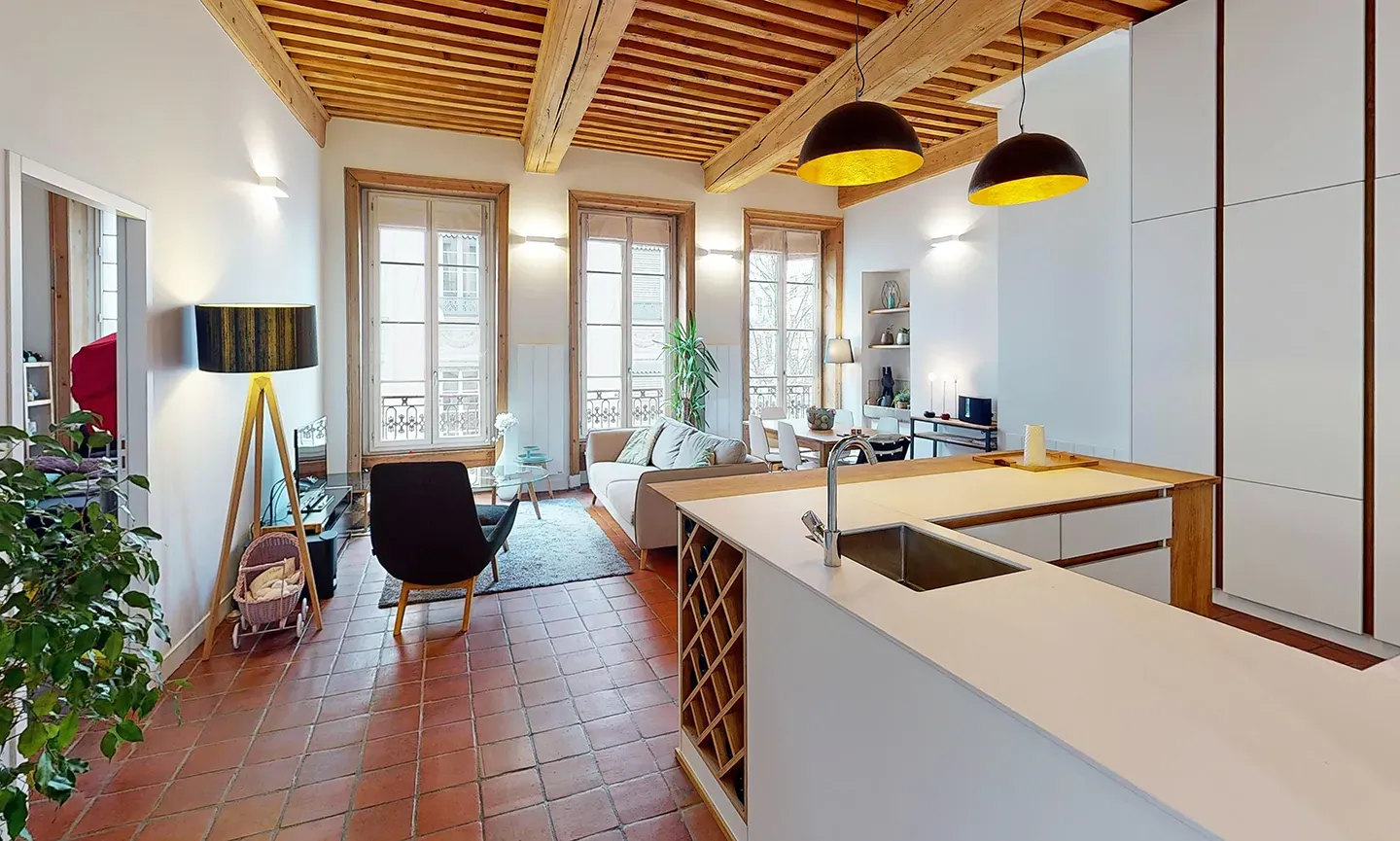 Rénovation d'appartement à Lyon par 2B-Groupe